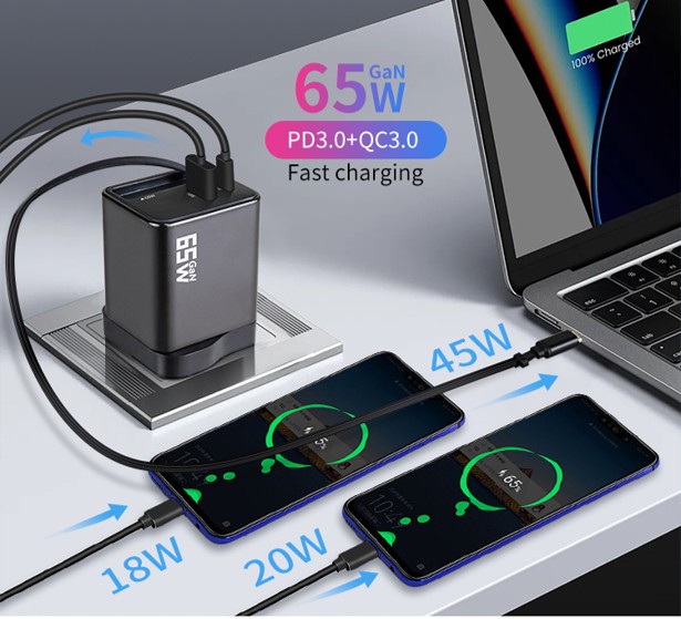 Gan65W Retract Wall Charger - Image 12