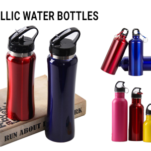 Metallic Water Bottles