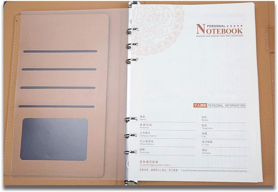 Pro Flex Organiser Leather Notebook - Image 11