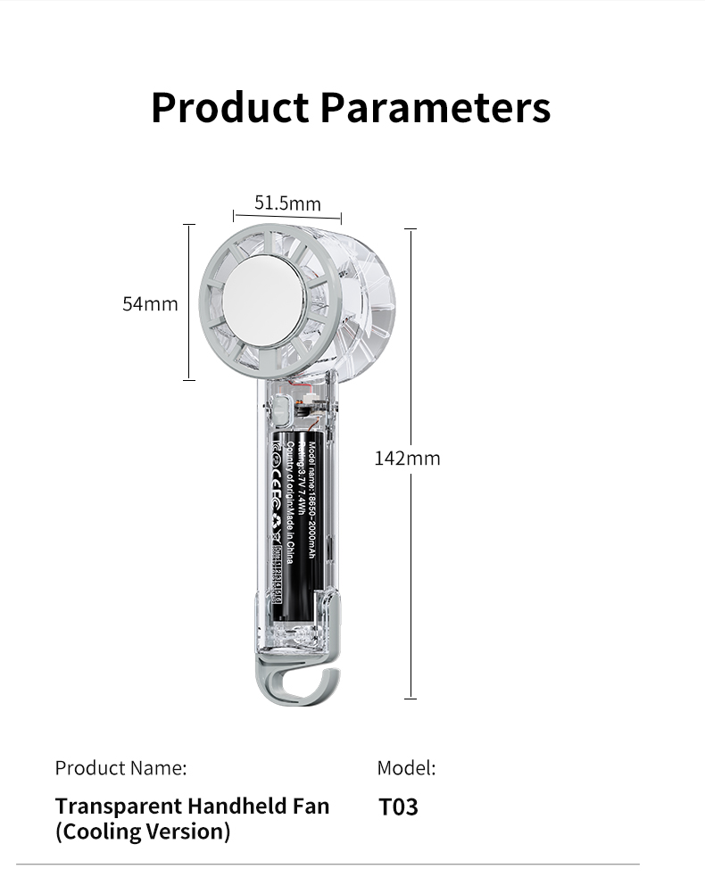 Crystal T03 Turbo Cooling Fan