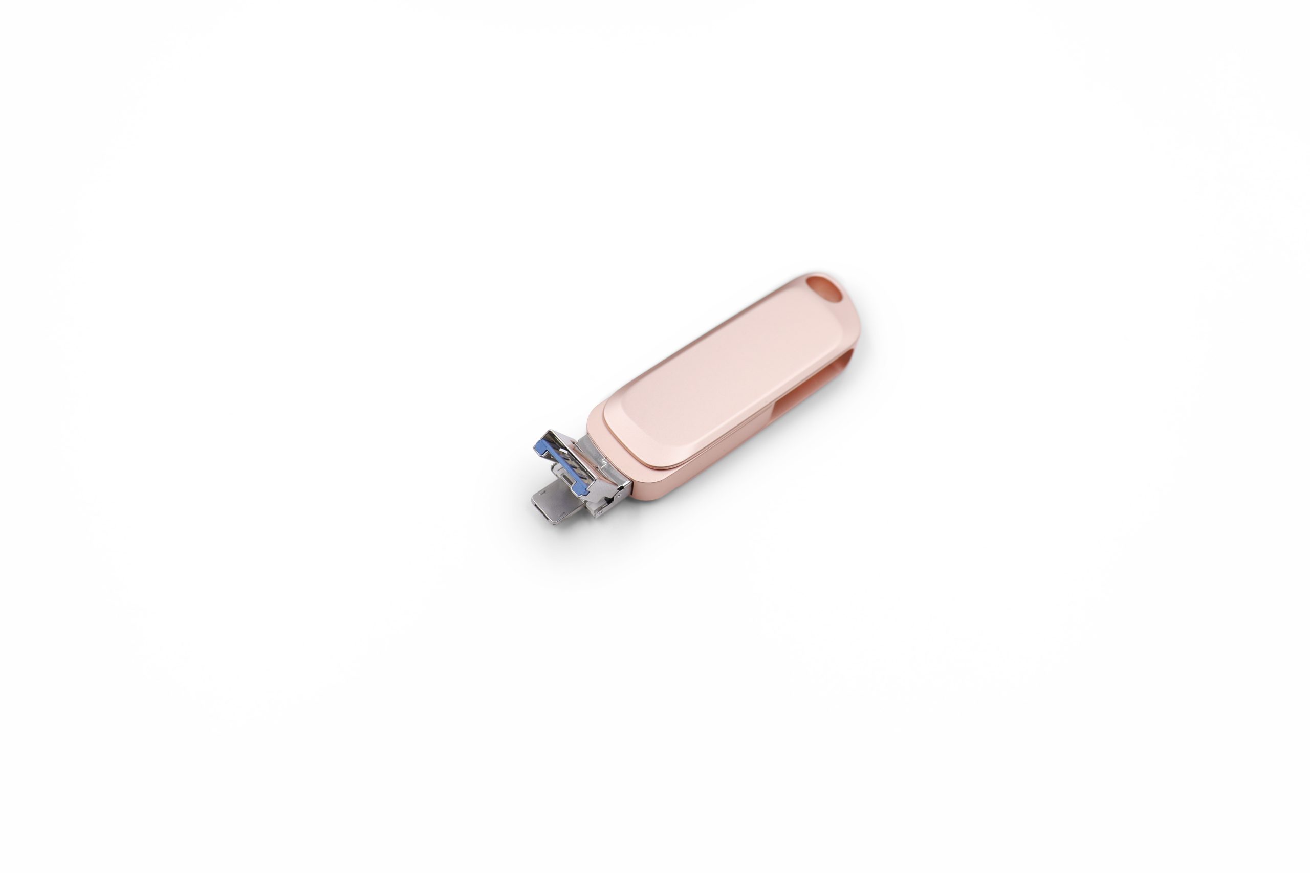 Dual Port Swivel Aluminium OTG USB - Image 2