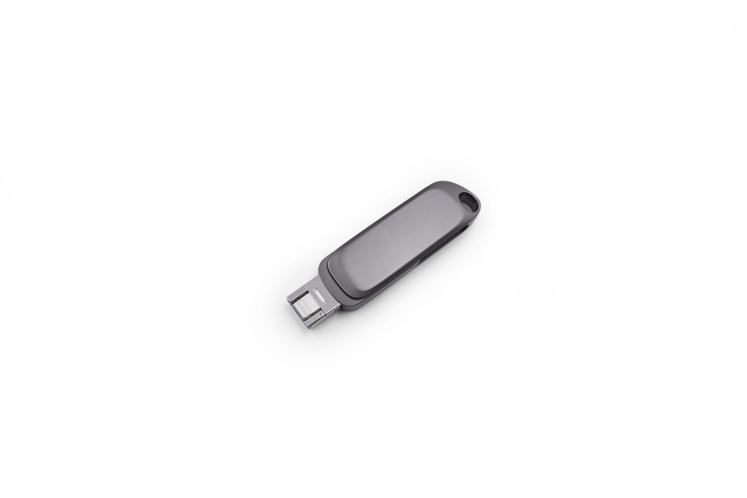 Dual Port Swivel Aluminium OTG USB - Image 5
