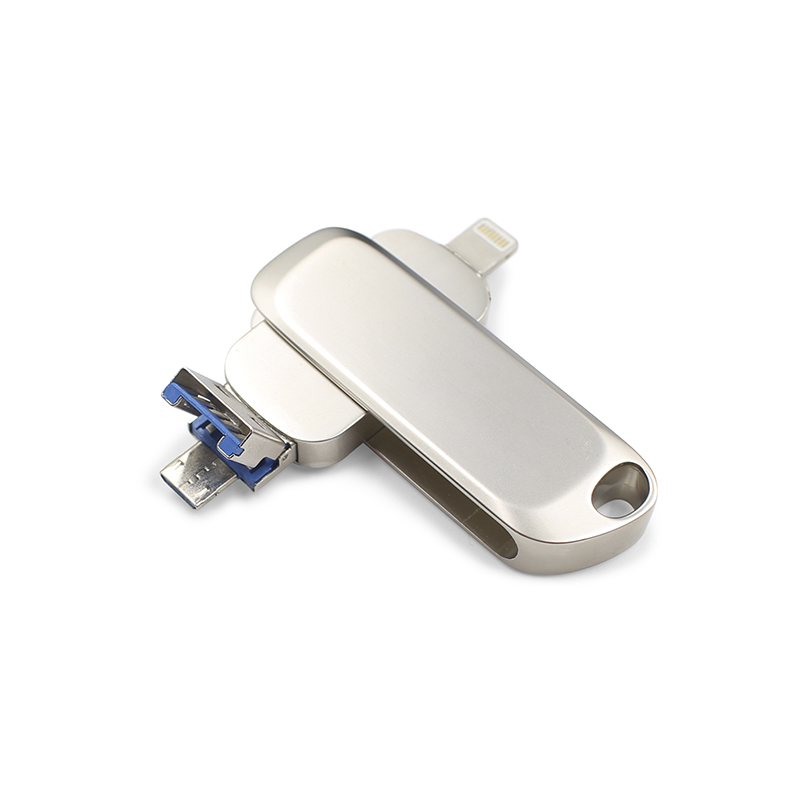 Dual Port Swivel Aluminium OTG USB - Image 9