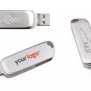 Dual Port Swivel Aluminium OTG USB