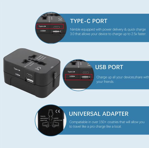 Uni Pro Charge Travel Adaptor - Image 7